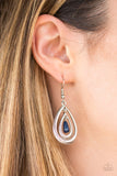 Tranquil teardrops - Blue Earrings