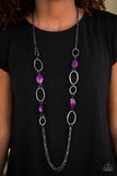 Industry Shine - Purple Necklace - Box 3 - Purple