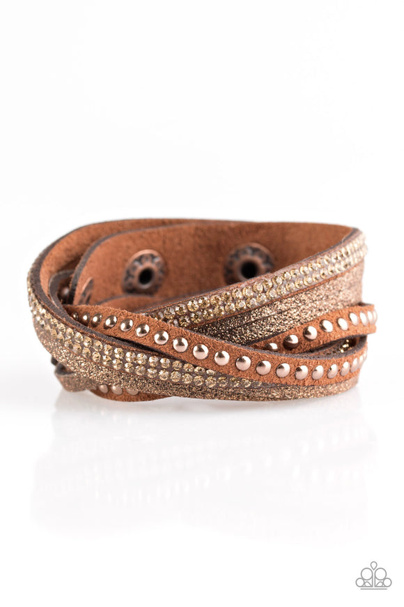 Once Upon A SHOWTIME - Copper Urban Bracelet