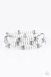Barcelona Ball - White Stretch Bracelet