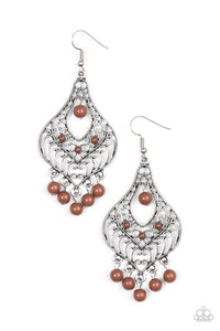 Elegant Enchantment - Brown Earrings - Box BrownE3