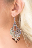 Elegant Enchantment - Brown Earrings - Box BrownE3