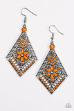 Stay Wild, Wildflower - Orange Earrings - Box OrangeE4