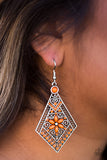 Stay Wild, Wildflower - Orange Earrings - Box OrangeE4