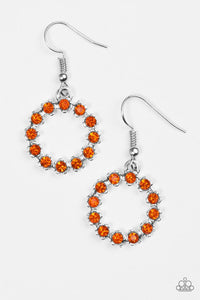 Be Bubbly - Orange Earrings - Box OrangeE4