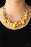 Gorgeously Globetrotter - Yellow Necklace - Box 2 - Yellow