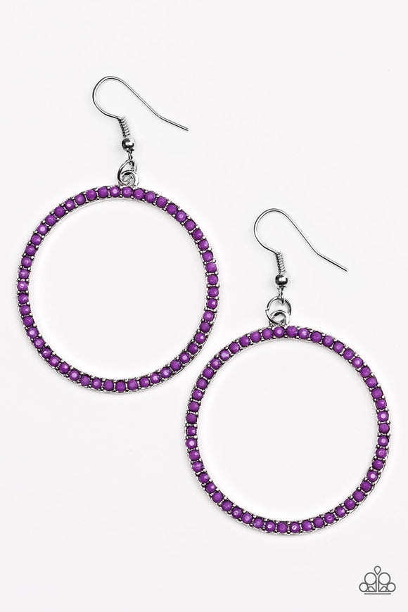 Spring Party - Purple Earring