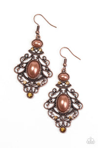 Crown Control - Copper Earrings