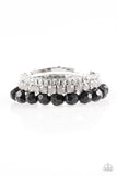 Beautiful Bravado - Black Stretch Bracelet