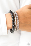 Beautiful Bravado - Black Stretch Bracelet