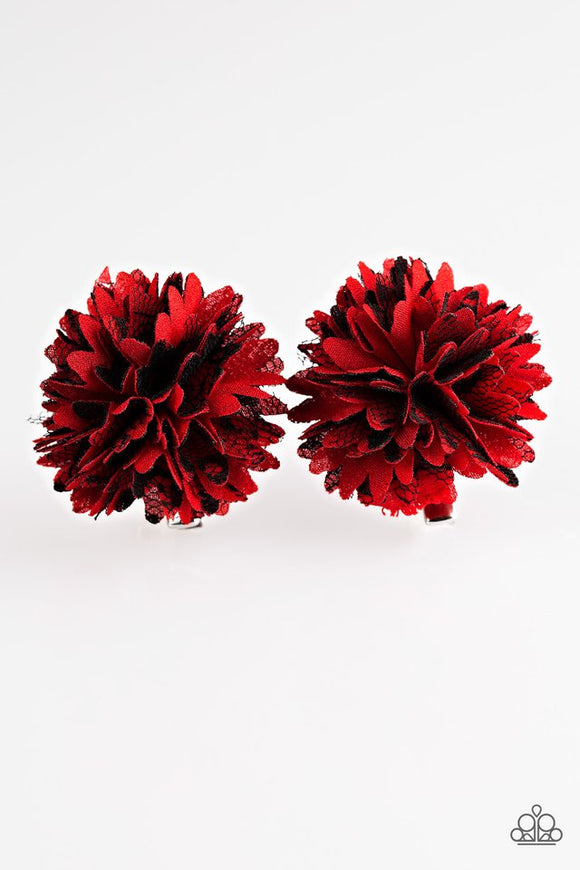 Pretty In Poppies - Red Hair Accessories