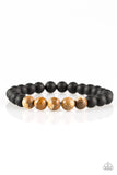 Collected - Brown Stretch Bracelet