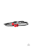 Mountain Treasure - Red Urban Pull Cord Bracelet