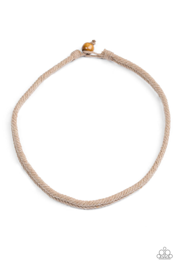 Travel Therapy - Brown Urban Necklace