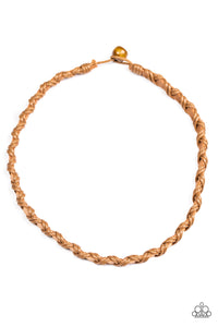 Hiker Haven - Brown Urban Necklace