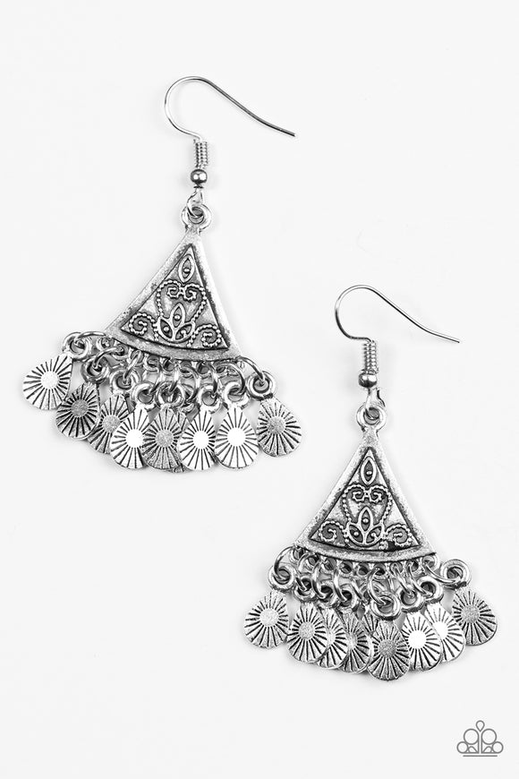 Dancing Drylands - Silver Earrings