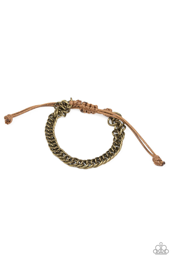 AWOL - Brass Urban Pull Cord Bracelet