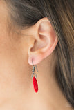 Jersey Shore - Red Necklace - Box 6 - Red