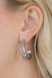 5th Avenue Fashionista - Pink Hoop Earring