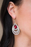 You're The GLAM! - Red Earring - Box RedE1