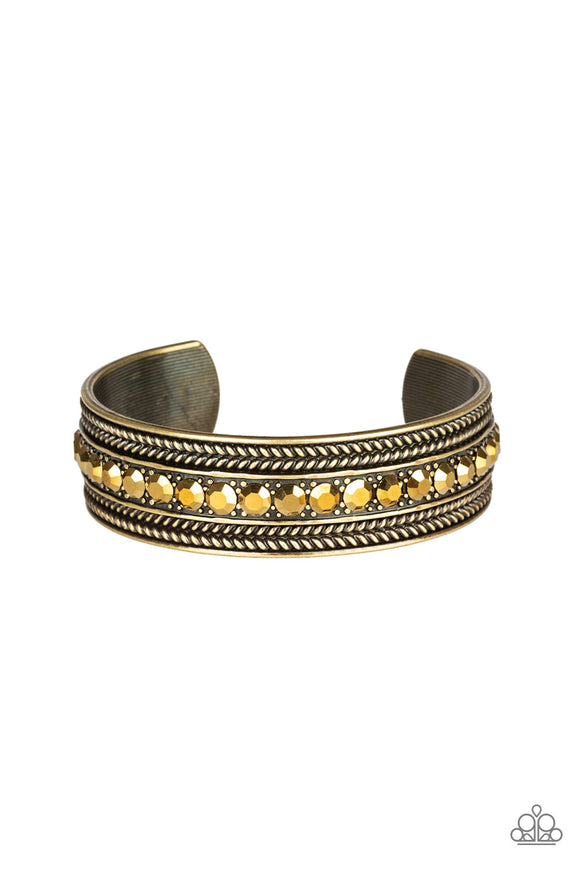 Empress Etiquette - Brass Cuff Bracelet