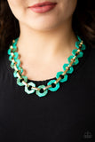 Fashionista Fever - Blue Necklace - Box 4 - Blue