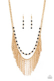 Fierce In Fringe - Gold Necklace - Box 2 - Gold