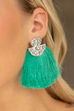 Make Some PLUME - Green Post Earring - Box 1 - Green