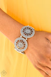 Marigold Medallions - Silver Bracelet - Stretch Silver Box
