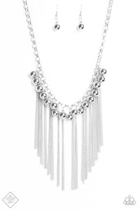 Powerhouse Prowl - Silver Necklace - Box 23 - Silver