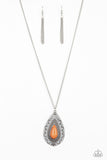 Sedona Solstice - Orange Necklace - Box 6 - Orange