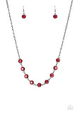 Starlit Socials - Red Necklace - Box 4 - Red