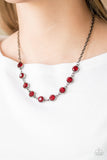 Starlit Socials - Red Necklace - Box 4 - Red