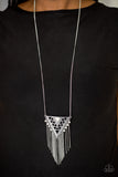 Colorfully Colossal - White Necklace - Box 1 - White