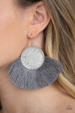 Foxtrot Fringe - Silver Earrings