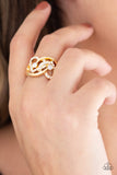 Have The World On A HEART-String - Gold Ring - Box 8