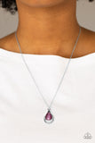 Just Drop It! - Purple Necklace - Box 4 - Purple