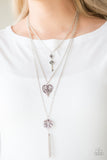 Love Opens All Doors - Purple Necklace - Box 6 - Purple