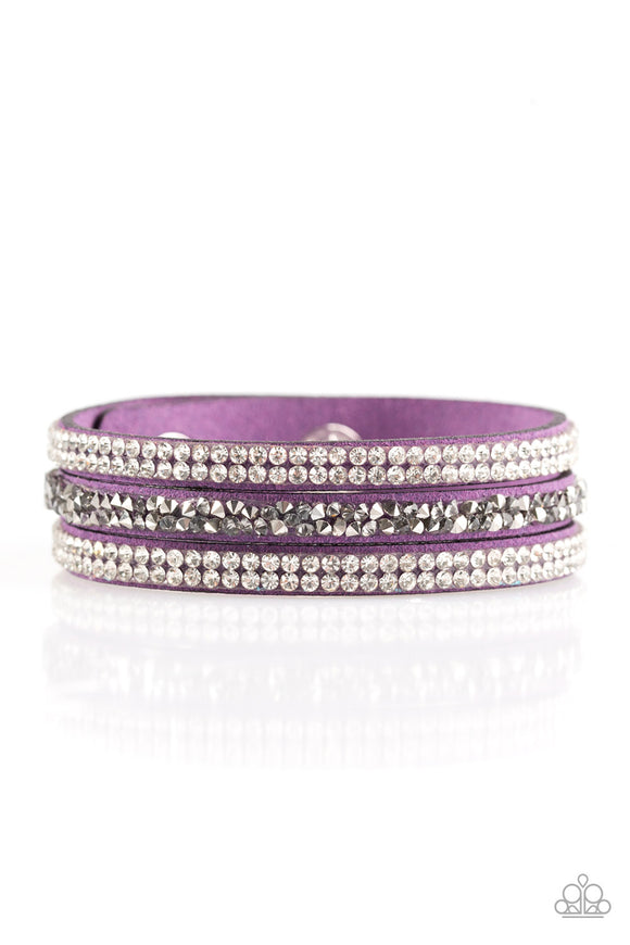 Mega Glam - Purple Urban Bracelet