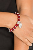 Need I Say AMOUR? - Red Stretch Bracelet