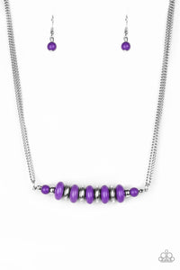 On Mountain Time - Purple Necklace - Box 1 - Purple