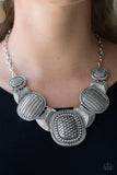 Prehistoric Powerhouse - Silver Necklace - Box 9 - Silver