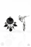 Radically Royal - Black Double-Sided Post Earrings - Box 1 - Double-Sided Post