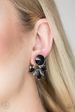 Radically Royal - Black Double-Sided Post Earrings - Box 1 - Double-Sided Post