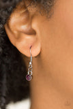 Stop, TEARDROP, and Roll - Purple Necklace - Box 1 - Purple