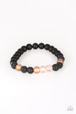 Tone Down - Brown Stretch Bracelet