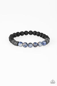 Cool-Headed - Blue Stretch Bracelet - Box 2