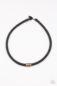 Trail Rules - Black Urban Necklace