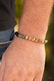 Energetic - Brown Stretch Bracelet