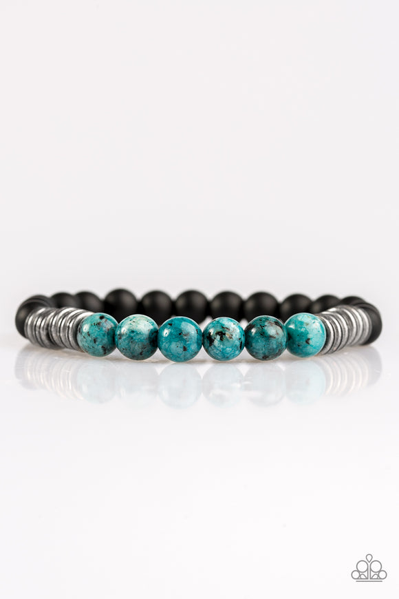 Energetic - Blue Urban Stretch Bracelet - Box 2